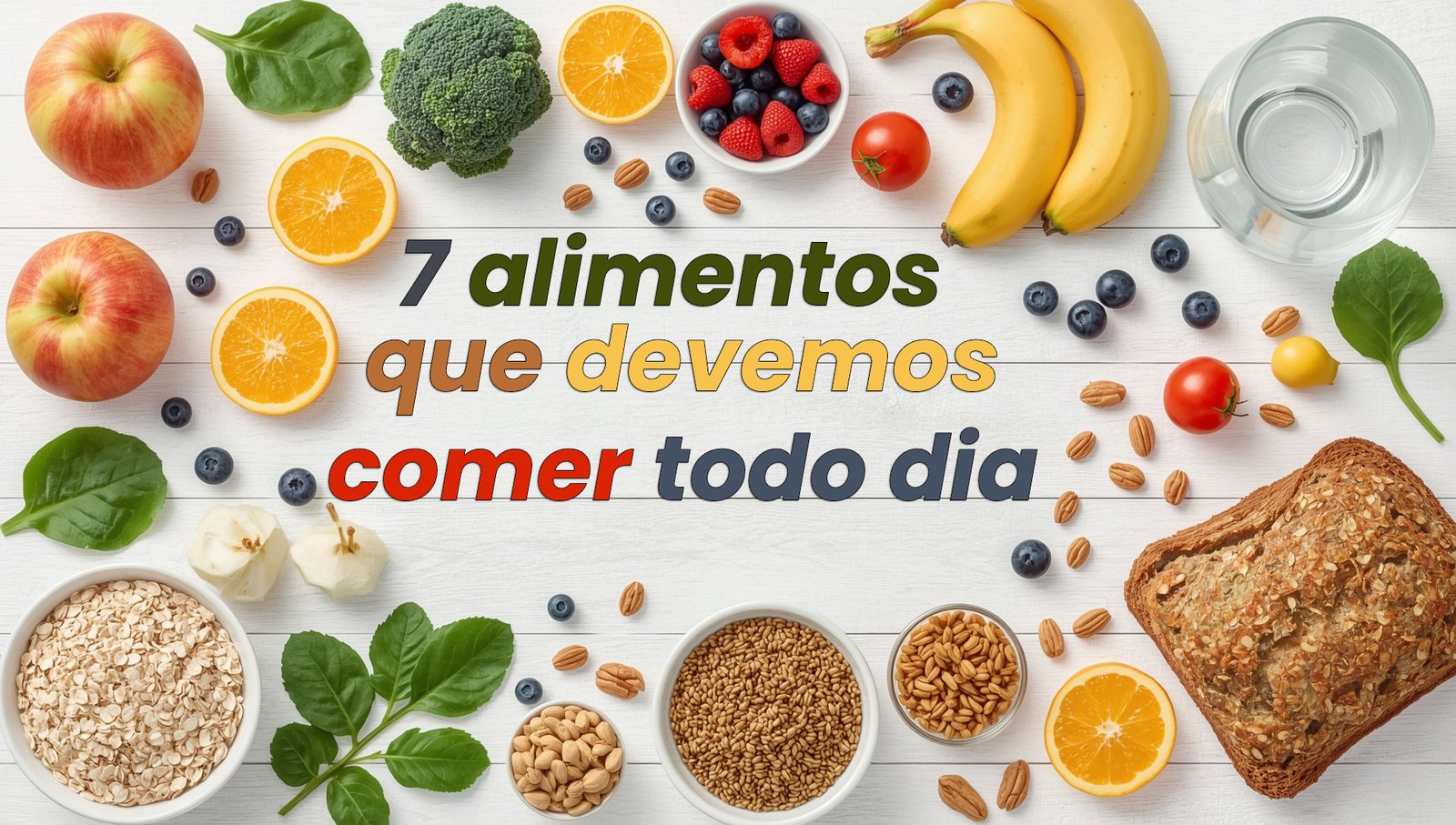 Alimentos que Devemos Comer Todos os Dias para Mais Saúde